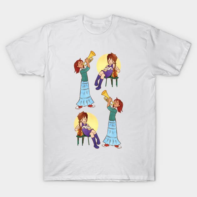 Symphony Ladies T-Shirt by SimplyKitt